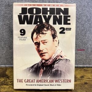 John Wayne - The Great American Western (DVD, 2003, 9 Feature Films)